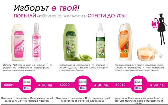 Комплекти АVON Naturals
